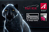 Illustrasjon av en digital jaguar ved siden av logoene til Razorcat, TESSY, SEGGER og Embedded Studio.